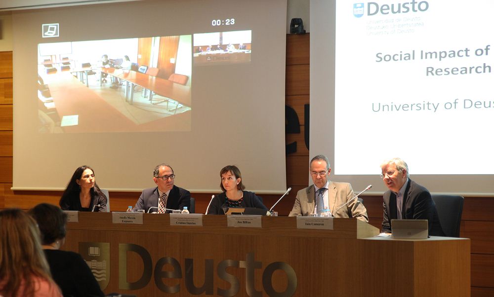 Jon Bilbao en el Foro de la Universidad de Deusto