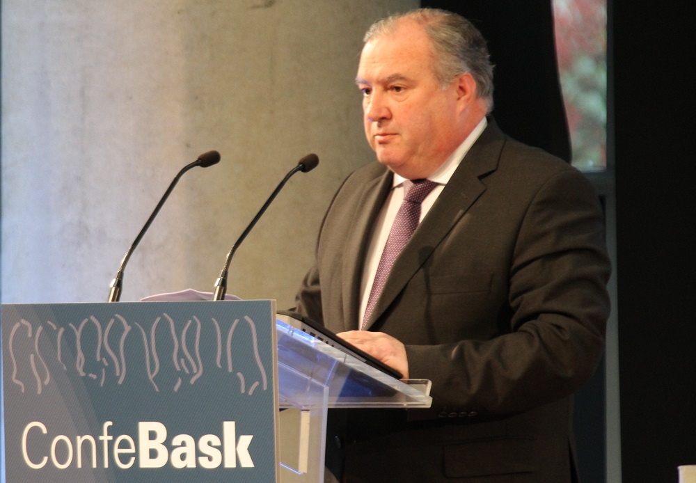 Roberto Larrañaga, presidente de Confebask