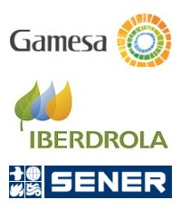 Logos Iberdrola, Gamesa y Sener