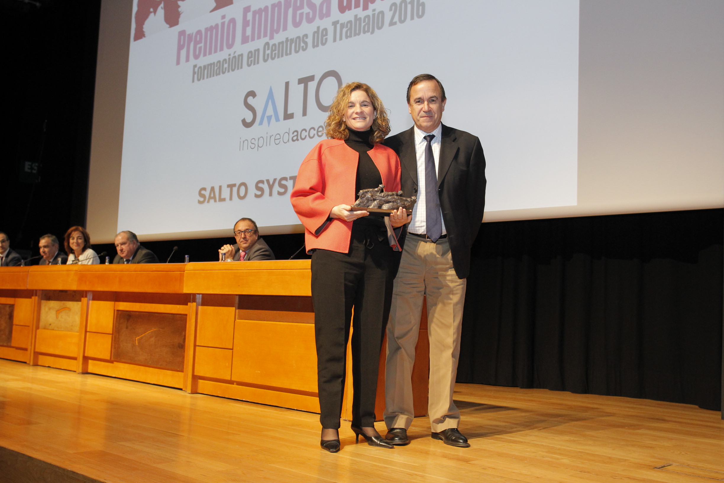 Entrega del premio a Salto Systems