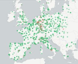 Mapa contaminación
