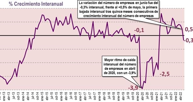 evolución empresas Euskadi 