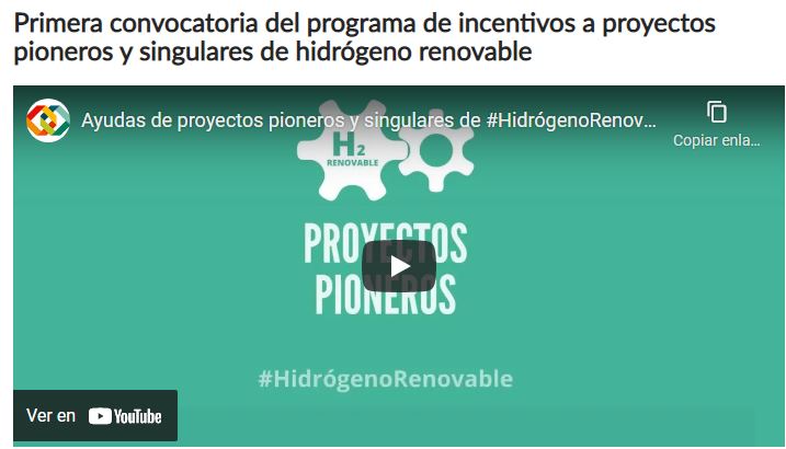 Convocatoria Hidrógeno