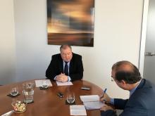 momento de la entrevista 
