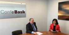 con Izaskun Bilbao